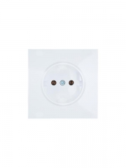 Розетка 1 мест. б/з СП ZIMA IP20 16А ПБТ безвинт. зажим бел. LEZARD 704-0288-121BQC 704-0288-121BQC