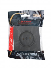 Розетка 1 мест. б/з ПБТ СП ZIMA IP20 16А безвинт. зажим черн. бархат LEZARD 704-4288-121BQC 704-4288-121BQC