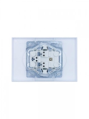 Розетка 2-мест. б/з СП ZIMA IP20 16А ПБТ безвинт. зажим бел. LEZARD 704-0200-128BQC 704-0200-128BQC