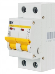 Выключатель автоматический модульный 2п C 6А 4.5кА ВА47-29 ИЭК MVA20-2-006-C MVA20-2-006-C