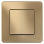 Выключатель 2-кл. СП Blanca 10А IP20 (сх. 5) 250В титан SE BLNVS010504 BLNVS010504