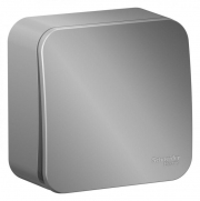 Выключатель 1-кл. ОП Blanca 10А IP20 (сх. 1) 250В с изолир. пластиной алюм. SE BLNVA101013 BLNVA101013