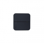 Выключатель 2-кл. ОП Blanca 10А IP20 (сх. 5) 250В с подсветкой с изолир. пластиной антрацит SE BLNVA105116 BLNVA105116