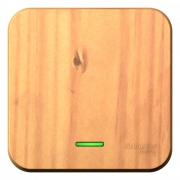 Выключатель 1-кл. ОП Blanca 10А IP20 (сх. 1) 250В с подсветкой с изолир. пластиной ясень SE BLNVA101115 BLNVA101115