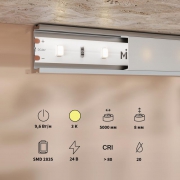 Лента светодиодная 24В 2835 9.6Вт/м 3000К IP20 (уп.5м) Maytoni 201177 201177