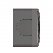 Розетка 1-м ОП Клио 16А IP54 с заземл. с прозр. крышкой сер. UNIVersal К2229-Gr К2229-Gr