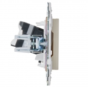 Розетка компьютерная RJ45 кат.5E SKANDY SK-K01B беж. IEK SK-K10-1-K10 SK-K10-1-K10