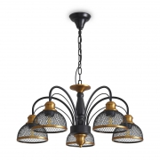 Светильник Caz 5х60Вт E27 IP20 подвесной Freya FR5527PL-05BBZ FR5527PL-05BBZ