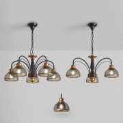 Светильник Caz 5х60Вт E27 IP20 подвесной Freya FR5527PL-05BBZ FR5527PL-05BBZ