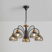 Светильник Caz 5х60Вт E27 IP20 подвесной Freya FR5527PL-05BBZ FR5527PL-05BBZ