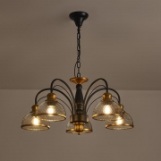Светильник Caz 5х60Вт E27 IP20 подвесной Freya FR5527PL-05BBZ FR5527PL-05BBZ