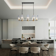 Светильник Ollie 8х40Вт E14 IP20 подвесной Freya FR5525PL-08GB FR5525PL-08GB