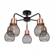 Светильник Agata 60Вт E27х5 IP20 потолочн. Freya FR4011CL-05BBS FR4011CL-05BBS