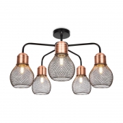 Светильник Agata 60Вт E27х5 IP20 потолочн. Freya FR4011CL-05BBS FR4011CL-05BBS