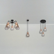 Светильник Agata 60Вт E27х5 IP20 потолочн. Freya FR4011CL-05BBS FR4011CL-05BBS