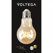Лампа светодиодная филаментная Loft 271 A60 3Вт 2400К E27 Voltega 8580 8580