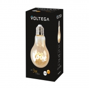Лампа светодиодная филаментная Loft 271 A60 3Вт 2400К E27 Voltega 8580 8580