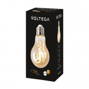 Лампа светодиодная филаментная Loft 271 A60 3Вт 2400К E27 Voltega 8582 8582