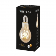 Лампа светодиодная филаментная Loft 271 A60 3Вт 2400К E27 Voltega 8584 8584