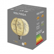 Лампа светодиодная филаментная Loft 271 BRA240 4Вт 3000К E27 Voltega 8571 8571