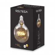 Лампа светодиодная филаментная Loft 271 G125 4Вт 2500К E27 Voltega 8555 8555