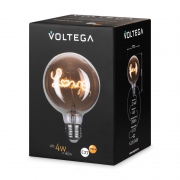 Лампа светодиодная филаментная Loft 271 G125 4Вт 2700К E27 Voltega 8522 8522