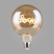 Лампа светодиодная филаментная Loft 271 G125 4Вт 2700К E27 Voltega 8522 8522