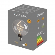 Лампа светодиодная филаментная Loft 271 G125 5Вт 1800К E27 DIM Voltega 8559 8559