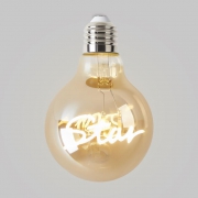 Лампа светодиодная филаментная Loft 271 G80 3Вт 2400К E27 Voltega 8583 8583