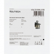 Светильник Cruz 1х40Вт E27 IP44 бра настен. Voltega VGL7215WL-01B VGL7215WL-01B