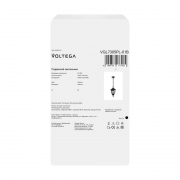 Светильник Frak 1х13Вт E27 IP44 подвесной Voltega VGL7305PL-01B VGL7305PL-01B