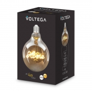 Лампа светодиодная Loft Led G125 4Вт 2500К E27 Voltega 8551 8551