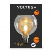 Лампа светодиодная Loft Led G125 4Вт 2700К E27 DIM Voltega 8546 8546