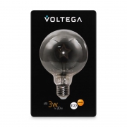 Лампа светодиодная Loft Led G95 3Вт 3000К E27 Voltega 8521 8521