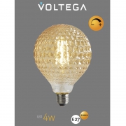 Лампа светодиодная Loft Led YX-G125175LK2F 4Вт 2200К E27 DIM Voltega 8576 8576