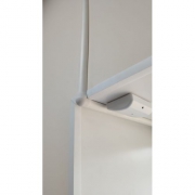 Кабель-канал 20х12 L2000 полукруглый бел. KK-20-12-FW Эра Б0056077 Б0056077