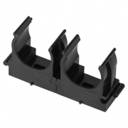 Держатель для труб (клипса) d20мм CLIP-20-B-MP прямой монтаж черн. (уп.100шт) Эра Б0062030 Б0062030