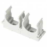 Держатель для труб (клипса) d20мм CLIP-20-G-MP прямой монтаж сер. (уп.100шт) Эра Б0062104 Б0062104