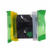 Розетка 1-м СП Glossa 16А IP44 с заземл. защ. шторки с крышкой в сборе алюм. SE GSL000348 GSL000348