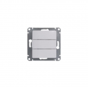 Выключатель 3-кл. СП Glossa 10А IP20 (сх. 1+1+1) 10AX механизм бел. SE GSL000131 GSL000131