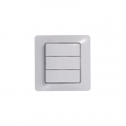 Выключатель 3-кл. СП Glossa 10А IP20 (сх. 1+1+1) 10AX механизм бел. SE GSL000131 GSL000131