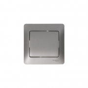 Выключатель 1-кл. СП Glossa 10А IP20 (сх. 1) 10AX механизм платина SE GSL001211 GSL001211
