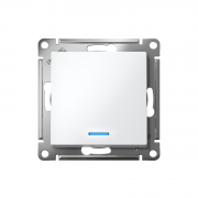 Механизм выключателя 1-кл. СП Atlas Design 10А IP20 (сх. 1а) 10AX с подсветкой бел. SchE ATN000113 ATN000113