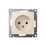 Механизм розетки 1-м СП Atlas Design без заземл. 16А беж. SchE ATN000241 ATN000241