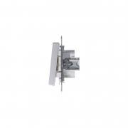 Механизм выключателя 1-кл. СП Atlas Design 10А IP20 (сх. 1) 10AX алюм. SchE ATN000311 ATN000311