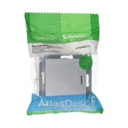 Механизм выключателя 1-кл. СП Atlas Design 10А IP20 (сх. 1а) 10AX с подсветкой алюм. SchE ATN000313 ATN000313