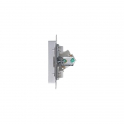 Механизм розетки компьютерной Atlas Design RJ45 алюм. SchE ATN000383 ATN000383