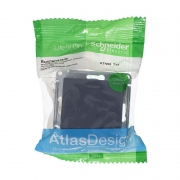 Выключатель 1-кл. СП AtlasDesign 10А IP20 (сх. 1а) 10AX с подсветкой механизм грифель SchE ATN000713 ATN000713