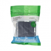 Выключатель 3-кл. СП AtlasDesign 10А IP20 (сх. 1+1+1) 10AX механизм грифель SchE ATN000731 ATN000731