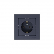 Механизм розетки 1-м СП Atlas Design с заземл. 16А грифель SchE ATN000743 ATN000743